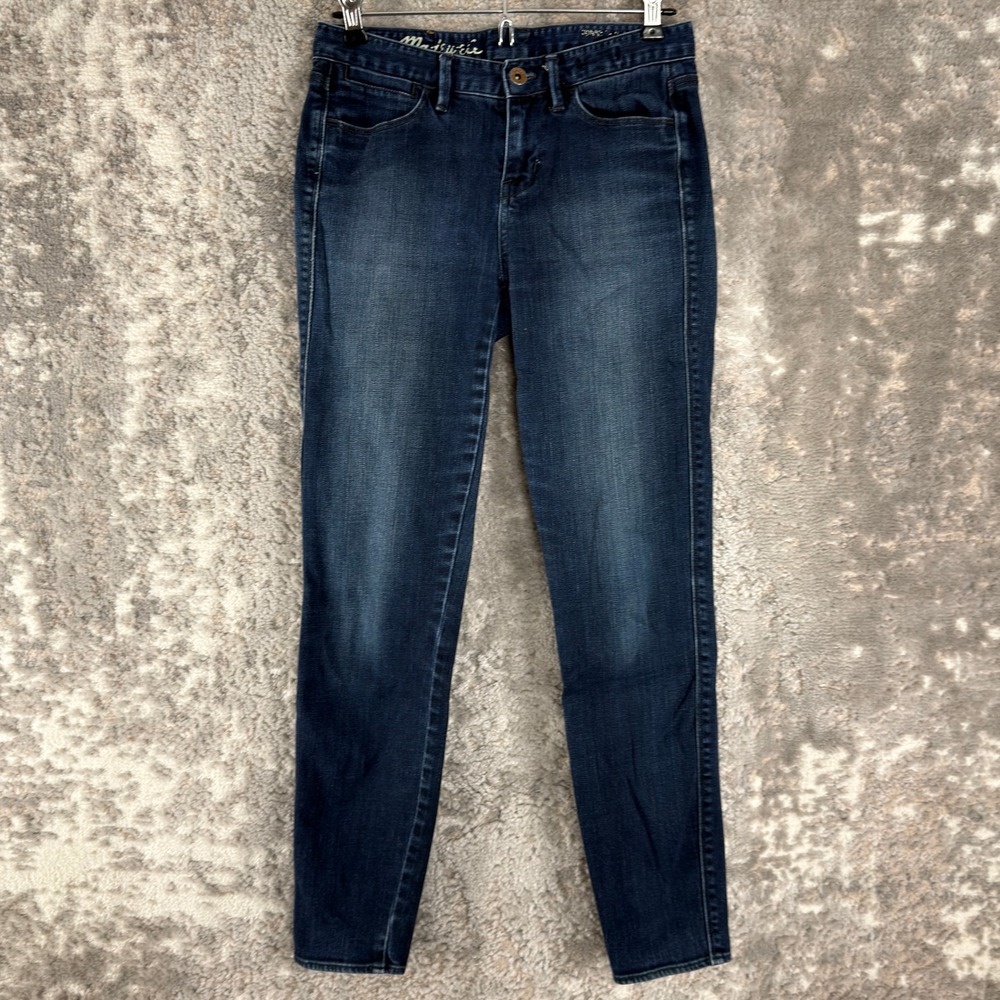 Madewell Size 25 Skinny Leg Denim‎ Dark Wash Jeans Blue Women